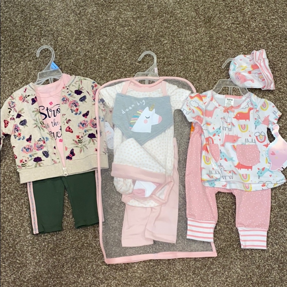 Baby girls brand new size 3-6 months clothes